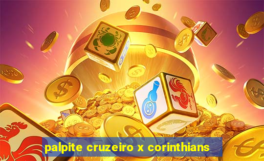 palpite cruzeiro x corinthians